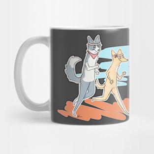 Running rivals dogs Mug